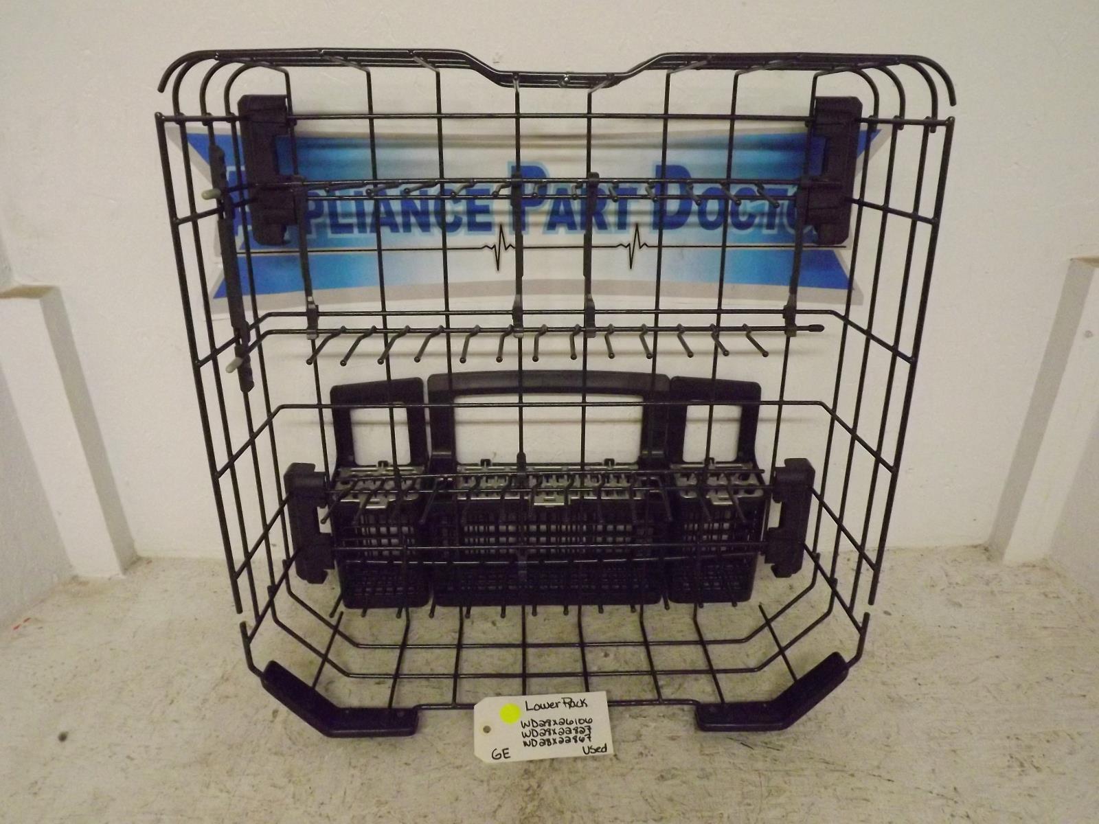 GE Dishwasher WD28X26106 WD28X22827 WD28X22867 Lower Rack Used GE Dishwasher WD28X26106 WD28X22827 WD28X22867 Lower Rack Used